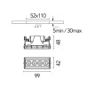 Flos Light Shadow Mini Adjustable No Trim 4 Spots | Recessed spot