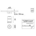 Flos Light Shadow Mini Dots - Single Spot Module - 2x | Inbouwspot