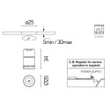 Flos Light Shadow Mini Dots - Single Spot Module - 1x | Inbouwspot