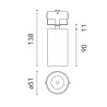 Flos Light Shadow Pro Ø45 Push | Spot encastré