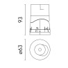 Flos Light Shadow Pro Ø 60 Adjustable | Einbauspot