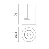 Flos Light Shadow Pro Ø 60 Fixed | Einbauspot