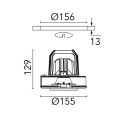 Flos Light Supply Adjustable No Trim | Inbouwspot