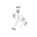Flos My Spot Ø35 Short Recessed | Inbouwspot