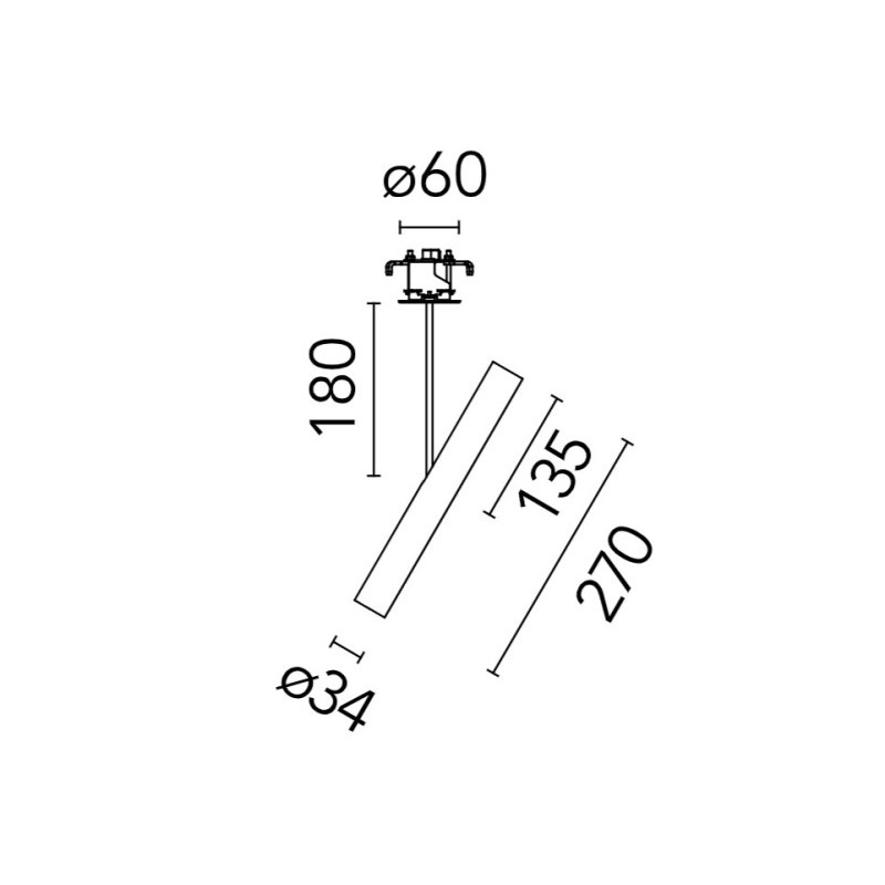 Flos My Spot Ø35 Short Recessed | Inbouwspot