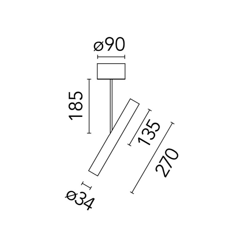 Flos My Spot Ø35 Short Surface | Plafonnier