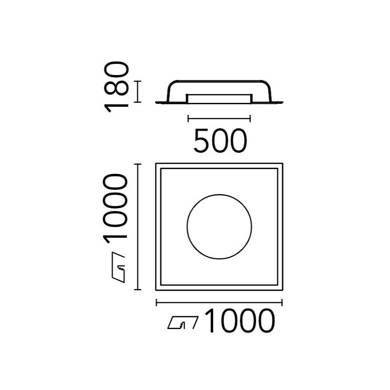 Flos USO 100 50 Cove Lighting | Plafonnier
