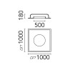 Flos USO 100 50 Cove Lighting | Deckenlampe
