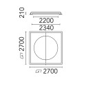 Flos USO 2200 Cove Lighting RGB | Plafondlamp