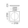 Flos USO 2200 Cove Lighting | Plafonnier