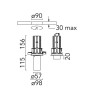Flos UT Downlight Trim Ø 57 | Recessed spot