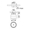 Flos Wan Spot LED G9 QT-14 | Ceiling lamp