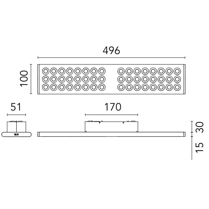 Flos Workmates Surface Large Full Spectrum | Deckenlampe