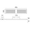Flos Workmates Surface Large High Efficiency | Ceiling lamp