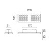 Flos Workmates Surface Small Full Spectrum | Deckenlampe
