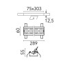 Flos Light Shadow Adjustable No Trim 8 Spots | Einbauspot