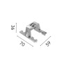 Flos Acc. For mounting of No Trim Fix continuous line