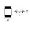 Flos Pre-installation No Trim Frame 2L Adjustable