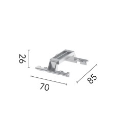 Flos Acc. For mount of No Trim Adjustable continuous line