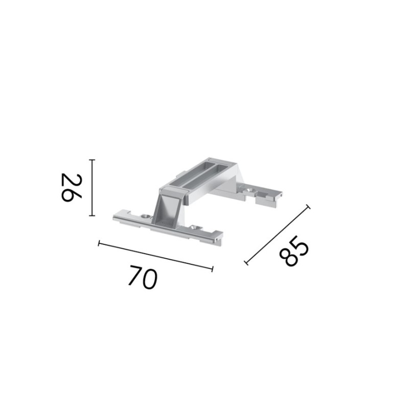 Flos Acc. For mount of No Trim Adjustable continuous line