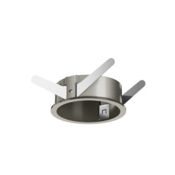 Flos Installation Frame Trim for Light Shadow Pro Ø 60 Fixed - Brushed Steel