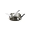Flos Installation Frame Trim for Light Shadow Pro Ø 60 Fixed - Brushed Steel