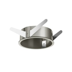 Flos Installation Frame Trim for Light Shadow Pro Ø 90 Fixed - Brushed Steel