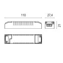 Flos LED Driver 220-240V, 350-700mA, 9W | DALI-2 & Push