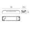 Flos LED Driver 220-240V, 350-700mA, 9W | DALI-2 & Push