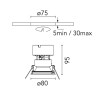 Flos Easy Kap 80 Plus Fix Round IP65 | Einbauspot
