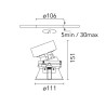Flos Easy Kap Ø 105 Adjustable EVO Round | Recessed spot