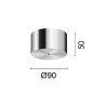 Flos Surface Power Supply Rose - DALI - Polished Silver