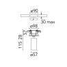 Flos UT Spot Ceiling Ø 57 - LED Array - CRI 80 | Ceiling lamp
