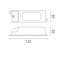 Flos Continuous Current Power Supply 20W 500mA - 110/240V-50/60Hz - Non Dimmable