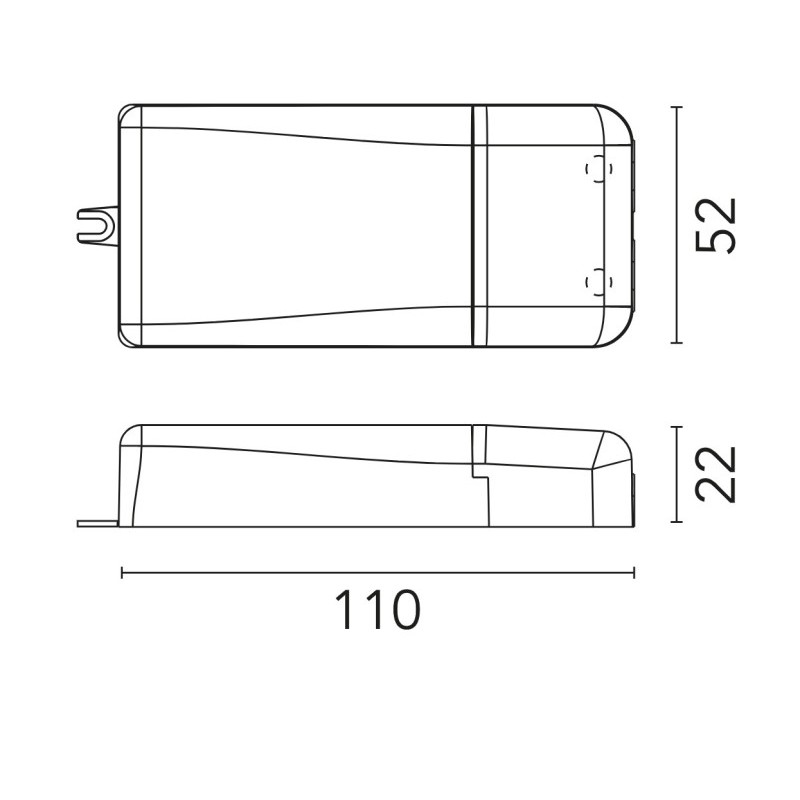 Flos LED Driver 20W DALI-2 Constant Current 250-700mA