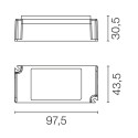 Flos LED Driver 20W Constant Current 600mA - Non Dimmable