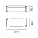 Flos LED Driver 20W Constant Current 900mA - Non Dimmable