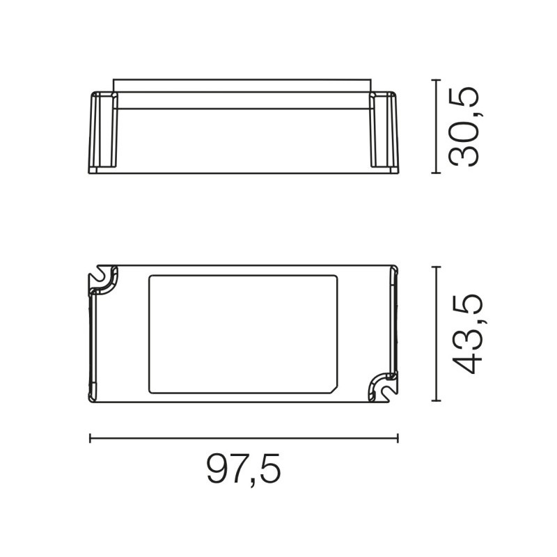 Flos LED Driver 20W Constant Current 900mA - Non Dimmable