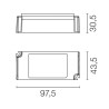 Flos LED Driver 20W Constant Current 1050mA - Non Dimmable