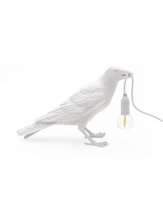 SELETTI Lampe Oiseau En Attente Intérieur Blanc