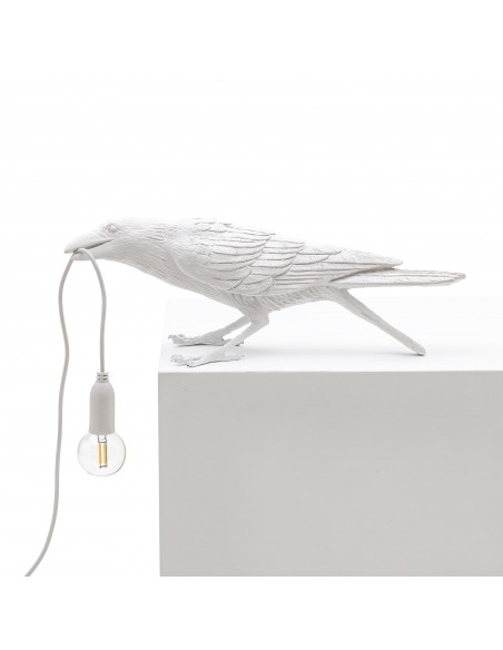 SELETTI Lampe Oiseau En Jouant Intérieur Blanc