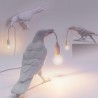 SELETTI Lampe Oiseau En Jouant Intérieur Blanc