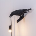 SELETTI Vogel lamp Links Outdoor Zwart