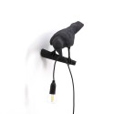 SELETTI Vogel lamp Links Outdoor Zwart