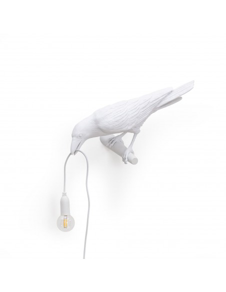 SELETTI Lampe Oiseau Gauche Extérieur Blanc