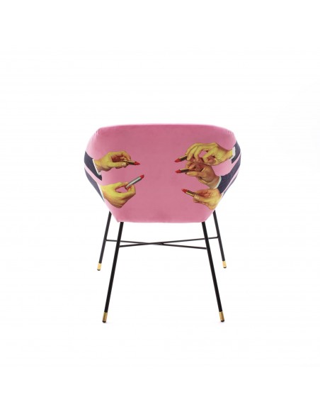 SELETTI Toiletpaper Chair - Lipsticks Pink