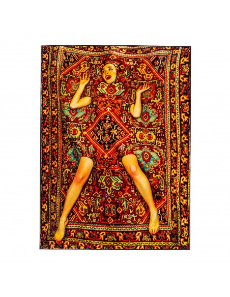 SELETTI Toiletpaper Rug  - Lady on carpet