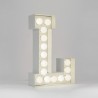 SELETTI Vegaz Metal Letter with LED - L