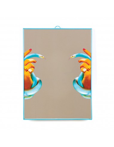 SELETTI Toiletpaper Spiegel 30x40 cm - Hands With Snakes