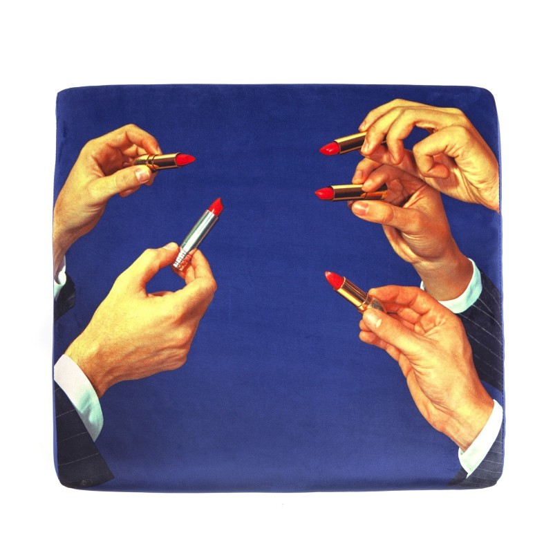 SELETTI Toiletpaper Poef - Lipsticks